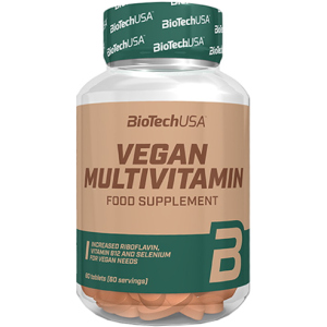 Витамины и минералы Biotech Vegan Multivitamin 60 таблеток (5999076239337) ТОП в Чернигове