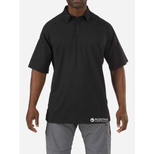 Футболка-поло тактична 5.11 Tactical Rapid Performance Polo - Short Sleeve 41018 S Black (2000980373604) краща модель в Чернігові