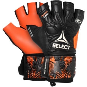 Вратарские перчатки Select Goalkepeer Gloves Futsal Liga 33 8 (201) Черно-оранжевые (5703543212064) лучшая модель в Чернигове