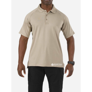 Футболка-поло тактична 5.11 Tactical Performance Polo - Short Sleeve, Synthetic Knit 71049 XL Silver Tan (2000000127194)