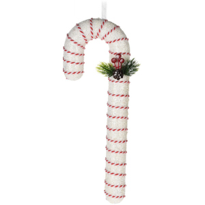 Елочная игрушка Christmas Decoration Конфеты 110х55х330 мм Белая (CAA130020_белый) лучшая модель в Чернигове