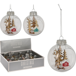 Набор елочных шаров Christmas Decoration 8 см 12 шт (CAA126890) в Чернигове