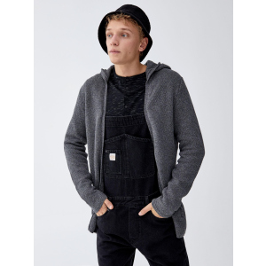 Кардиган Pull & Bear XAZ217038URTG M Сірий (DD8000004572628) ТОП в Чернігові