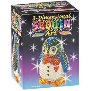 Набір для творчості Sequin Art 3D Penguin 11.5 см (SA0503) краща модель в Чернігові