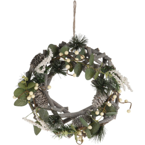 Венок новогодний Christmas Decoration 30 х 8 х 30 см (YZB004090)