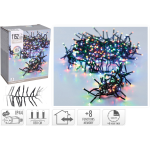 Гирлянда Christmas Decoration 1152 LED ламп разноцветная 11.4 м (AX9502440) в Чернигове