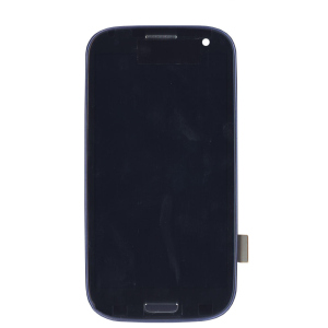 хорошая модель Матрица с тачскрином (модуль) для Samsung Galaxy S3 GT-i9300 синий High Copy