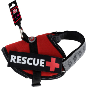 купить Шлея усиленная Pet Nova Rescue+ XS 30-40 см Красная (HA-RESCUE-RE-XS) (5903031442205)