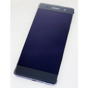 Дисплей (экран) для Sony F3111 Xperia XA/F3112+тачскрин, серый, Graphite Black, с передней панелью Original (PRC) надежный