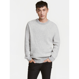 Джемпер H&M L.O.G.G. XAZ059806SMFU L Сірий (DD8000001270893) краща модель в Чернігові