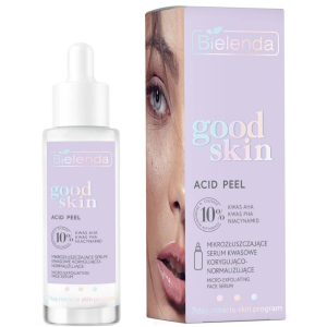 Сироватка Bielenda Good Skin Мікро-ексфоліант 10% AHA + PHA + Ніацинамід 30 мл (5902169046866) ТОП в Чернігові