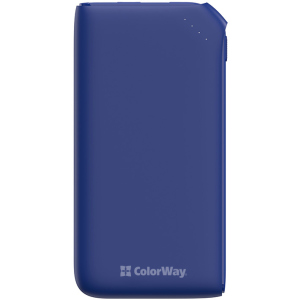 УМБ ColorWay 10000 mAh Soft touch 18W Blue (CW-PB100LPE3BL-PD) рейтинг