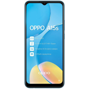 Мобільний телефон Oppo A15s 4/64GB Mystery Blue (OFCPH2179_BLUE_4/64)