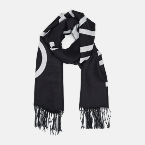 Шарф Calvin Klein Jeans Fringes Scarf 65x195 K60K607322-BAX Чорний (8719853290415) ТОП в Чернігові