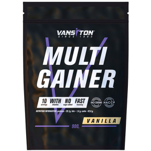 Гейнер Vansiton Multigainer 900 г Vanilla (4820106591174) ТОП в Чернігові