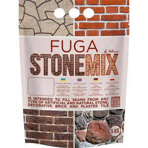 Затирка Заповнювач швів Polimin Fuga Stonemix білий 5 кг в Чернігові