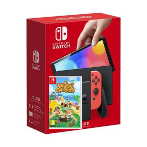 Nintendo Switch (OLED model) Neon Blue-Red + Гра Гра Animal Crossing: New Horizons (російська версія) в Чернігові