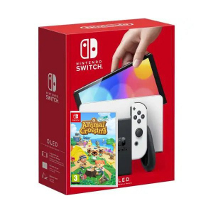 Nintendo Switch (OLED model) White + Гра Animal Crossing: New Horizons (російська версія) ТОП в Чернігові