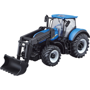 Модель серії Bburago Farm Трактор New Holland T7.315 з фронтальним навантажувачем, синій 1:32 (4893993316328) ТОП в Чернігові