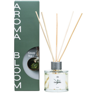 хороша модель Аромадифузор для дому Aroma Bloom Green tea Зелений чай 100 мл (8690954163450)