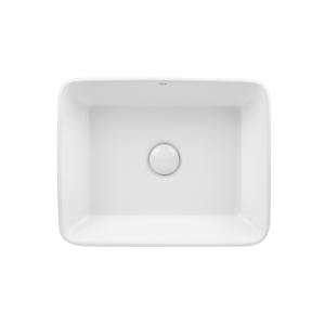 Раковина-чаша Qtap Tern 475х370х140 White з донним клапаном QT17112074W ТОП в Чернігові