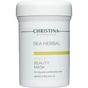 Яблочная маска красоты Christina Sea Herbal Beauty Mask Green Apple 250 мл (7290100360576) лучшая модель в Чернигове