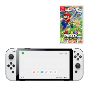 Набір Консоль Nintendo Switch OLED Model HEG-001 64GB White Новий + Гра Mario Party Superstars в Чернігові