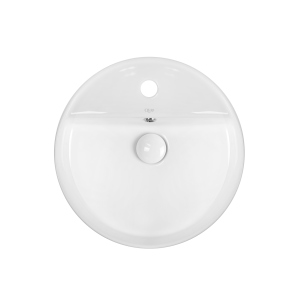 Раковина-чаша Qtap Swan 420х420х145 White с донным клапаном QT1611A051TW