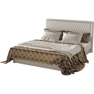 Кровать Aqua Rodos Кристал 180 х 200 см Бежевый (АР000031945) лучшая модель в Чернигове