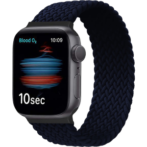 Ремінець Promate Fusion-40L для Apple Watch 38-40 мм 1/2/3/4/5/6/7/SE Charcoal (fusion-40l.charcoal) в Чернігові