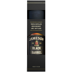 купити Віскі Jameson Black Barrel 0.7 л 40% + фляга (5011007023577)