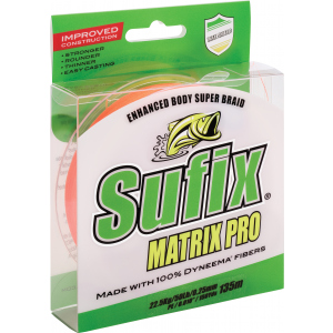 Шнур Sufix Matrix Pro 135 м 0.18 мм 13.5 кг PE1 30 LB Orange (DS1WT0204gFB1P) ТОП в Чернигове