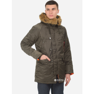 купить Парка Alpha Industries Slim Fit N-3B Parka XS Replica Grey/Orange