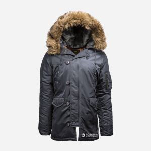 Парка Alpha Industries Slim Fit N-3B Parka 2XL Steel Blue лучшая модель в Чернигове