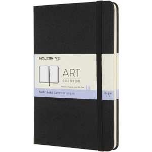 Скетчбук Moleskine Art 11.5 х 18 см 104 сторінки без лінівки Чорний (8053853603098) ТОП в Чернігові