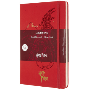 Записная книга Moleskine Harry Potter 13 х 21 см 240 страниц в линейку 4/7 Пастельно-розовая (8053853603722)