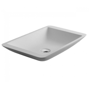 Умывальник 59.5х34.5х10.5см накладной Solid surface Volle 13-40-859 белый (77288) в Чернигове