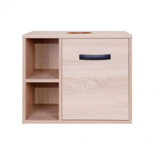 хороша модель Тумба підвісна Qtap Pisces 600х480х437 Whitish oak зі стільницею QT2579TPL603WO SD00046980