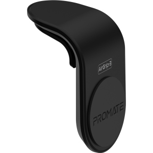 Магнітний автотримач для телефону Promate AirGrip-3 Black (airgrip-3.black)