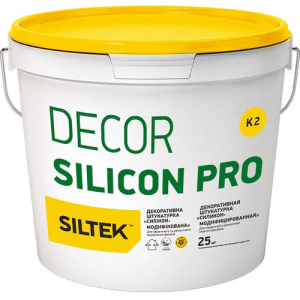 купить Штукатурка декоративная силиконовая Siltek Decor Silicon Pro короед 2,0мм 25кг