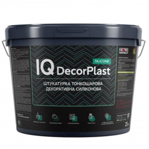 Силиконовая декоративная штукатурка Vamiut IQ DecorPlast SILICONE камешковый 0,5мм 25кг