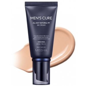 ВВ крем чоловічий натуральний Missha Mens Cure Fit SPF50+/PA++++ Dark Beige 40 мл (8809643532686) в Чернігові