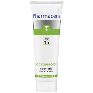 Заспокійливий крем для обличчя Pharmaceris T Octopirox SPF15 30 мл (5900717141711) ТОП в Чернігові