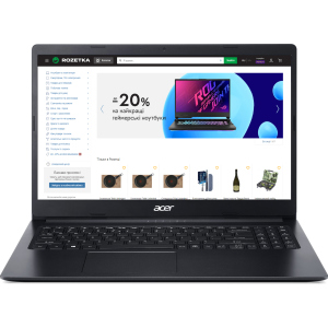 Ноутбук Acer Aspire 3 A315-34-P1VK (NX.HE3EU.05D) Charcoal Black краща модель в Чернігові