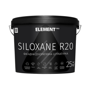 Фасадна штукатурка ELEMENT PRO SILOXANE R20 25 кг Біла ТОП в Чернігові