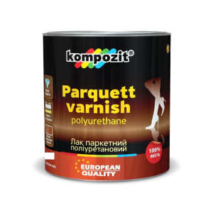 Лак паркетний поліуретановий Kompozit Шовковисто-матовий 2,5 л краща модель в Чернігові