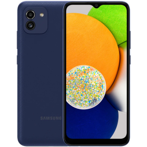 хороша модель Мобільний телефон Samsung Galaxy A03 3/32GB Blue (SM-A035FZBDSEK)