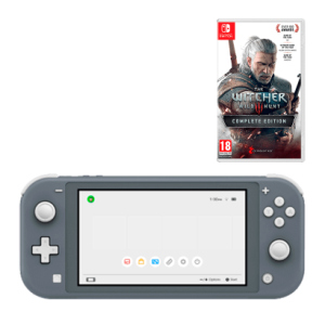 Набір Консоль Nintendo Switch Lite 32GB Grey Новий + Гра Nintendo Switch Witcher 3 Wild Hunt Complete Edition Англійська Версія Новий ТОП в Чернігові