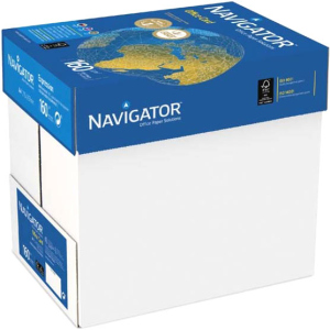 Набір офісного паперу Navigator Office Card A4 160 г/м2 клас A 1250 листів Білої (5602024381384)