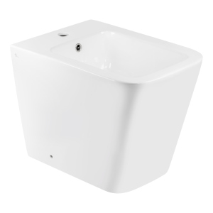 Биде напольное Qtap Crow 545х360х410 White QT05443370W лучшая модель в Чернигове